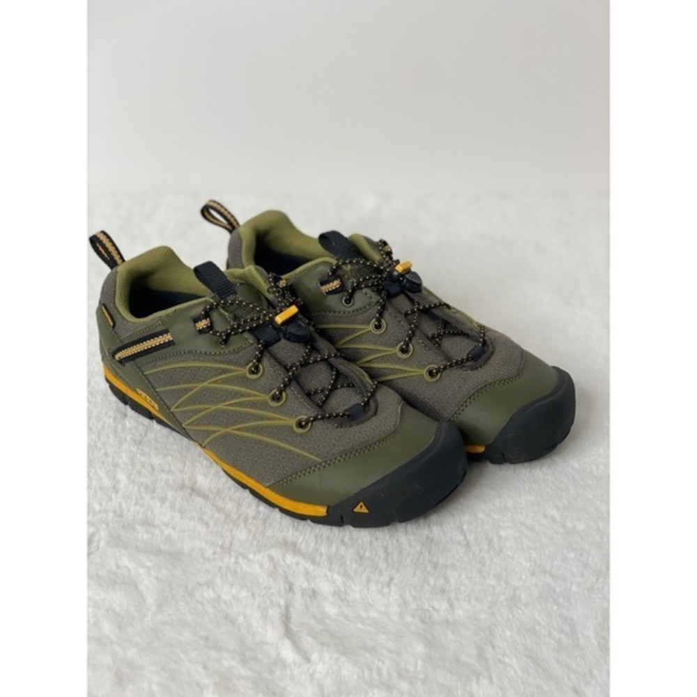 Keen Alamosa Waterproof Women's Hiking Shoes Sz 5 Green Yellow